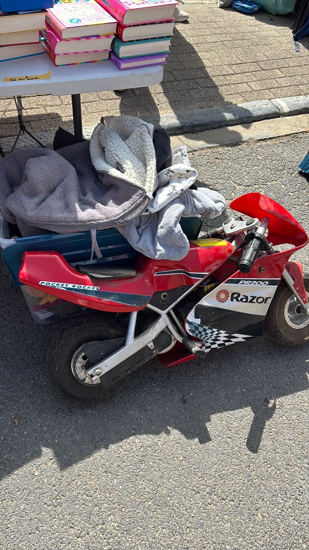 Pr200 razor pocket bike, Particulier