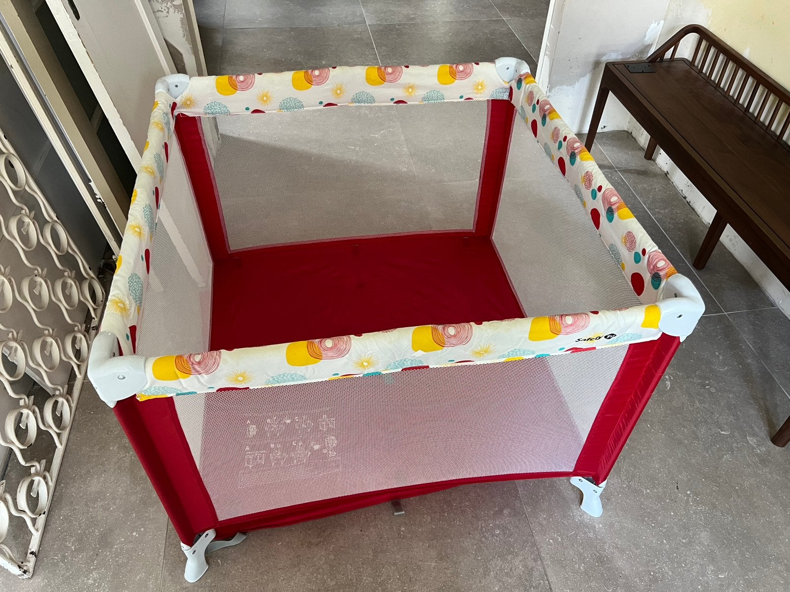 lit parc bebe pliable safety 1st 1m/1m, Enfants & Bébés, Enlèvement, Comme neuf