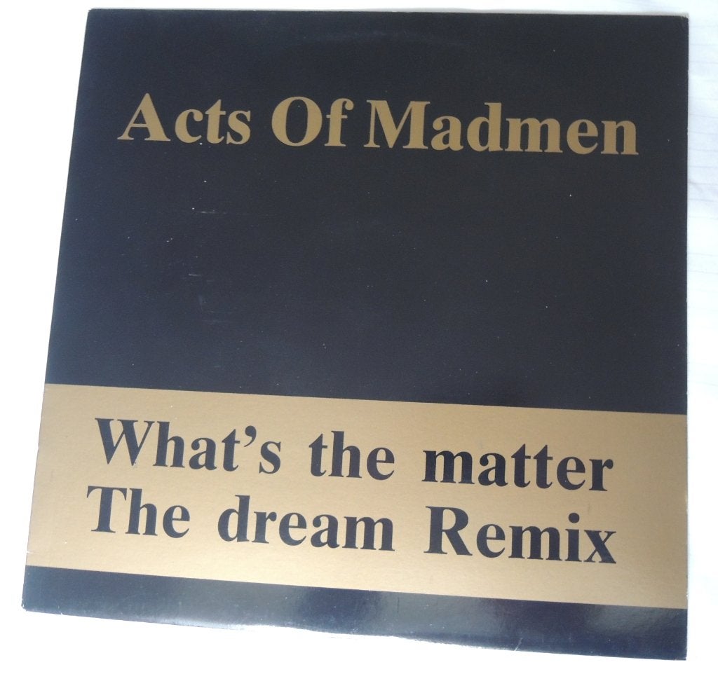Acts of Madmen: "What's The Matter", maxi-single, New Beat, Cd's en Dvd's, Vinyl Singles, Ophalen of Verzenden, Zo goed als nieuw