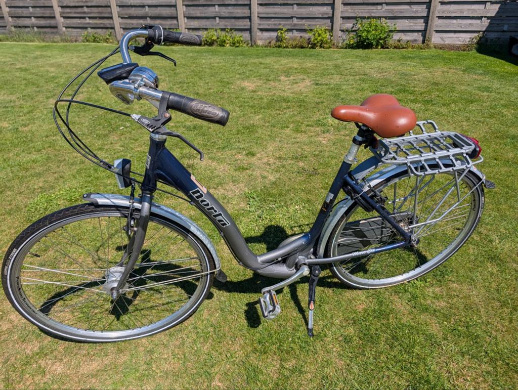 Norta Kwaliteitsstadsfiets Dames – Framemaat 48 (+zakken), Ophalen