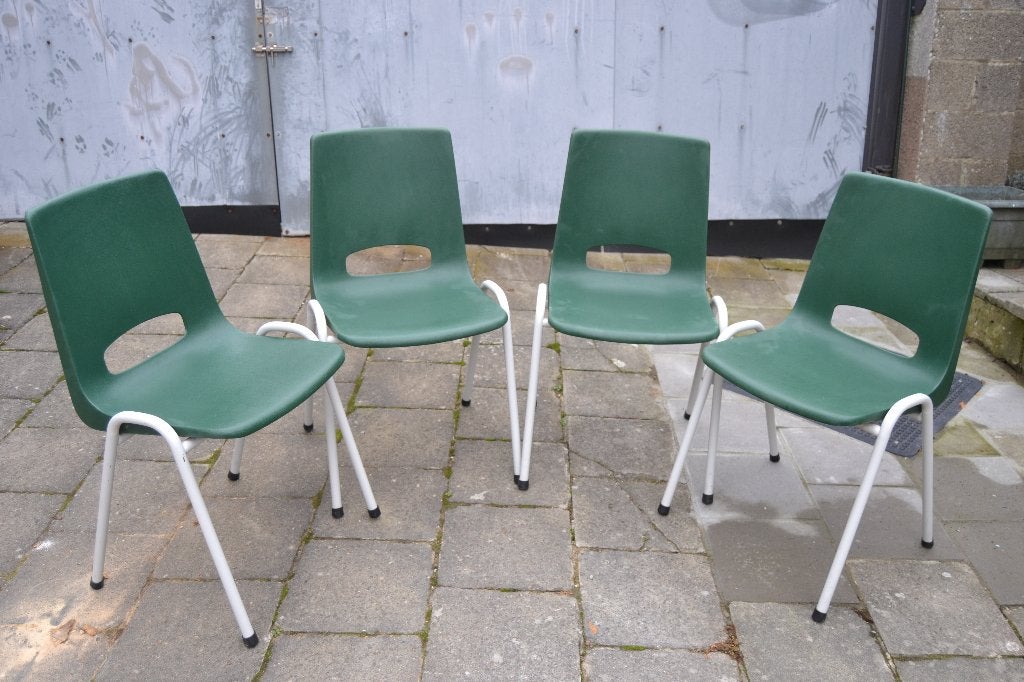 4 CHAISES OVERTOOM INTERNATIONAL TECHNICS (actuel MANUTAN), Ophalen, Zo goed als nieuw, Overige kleuren, Vier