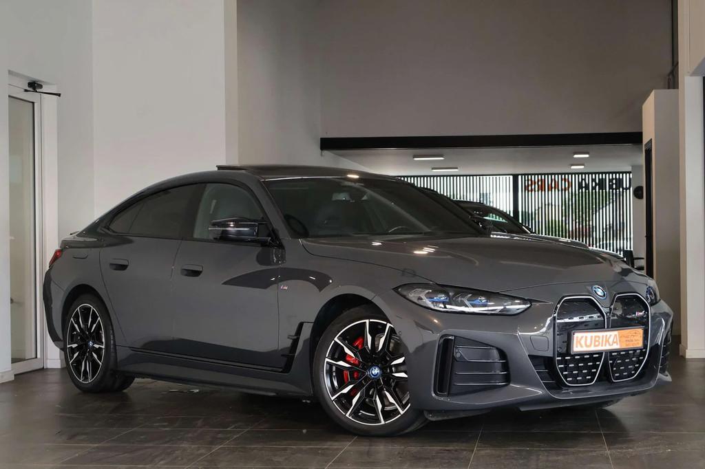 BMW i4 i4 Gran Coupe 83.9 kWh M50 Pano 360 BTW* Garantie*, Auto's, Zwart, Leder, 5 deurs, 400 kW