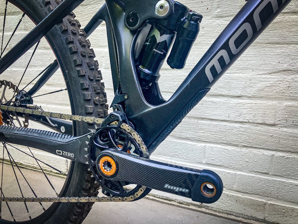 Mondraker Raze Carbon (M) custom high-end build, Gebruikt, 45 tot 49 cm, Schijfrem, Ophalen