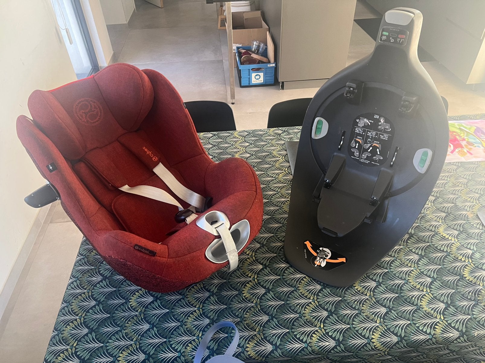Cybex Zi i-Size - Autumn Gold Plus + Base Z isofix, Enfants & Bébés, Enlèvement, Comme neuf, Isofix