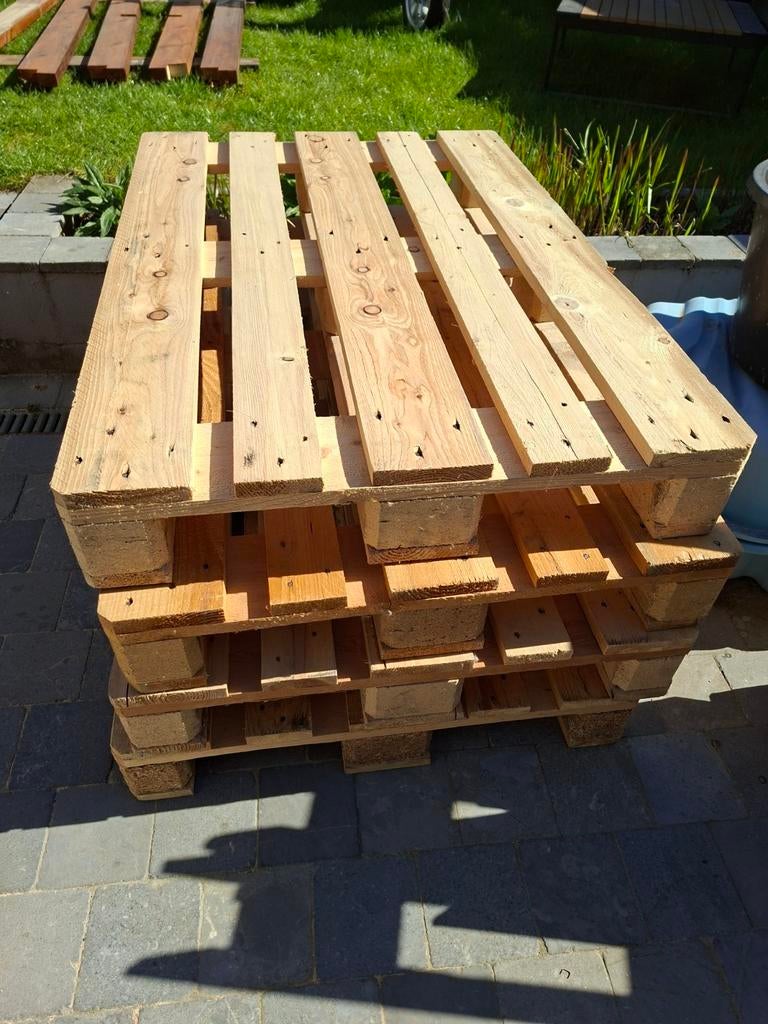 Europalleten droog en proper, Doe-het-zelf en Bouw, Hout en Planken, Ophalen