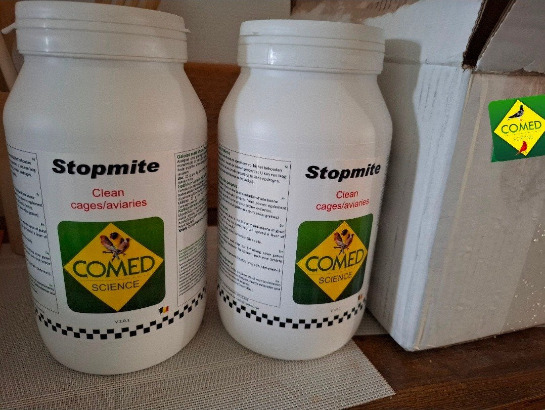 Stopmite 1kg tegen bloedluis, bij vogels en duiven, Dieren en Toebehoren, Ophalen