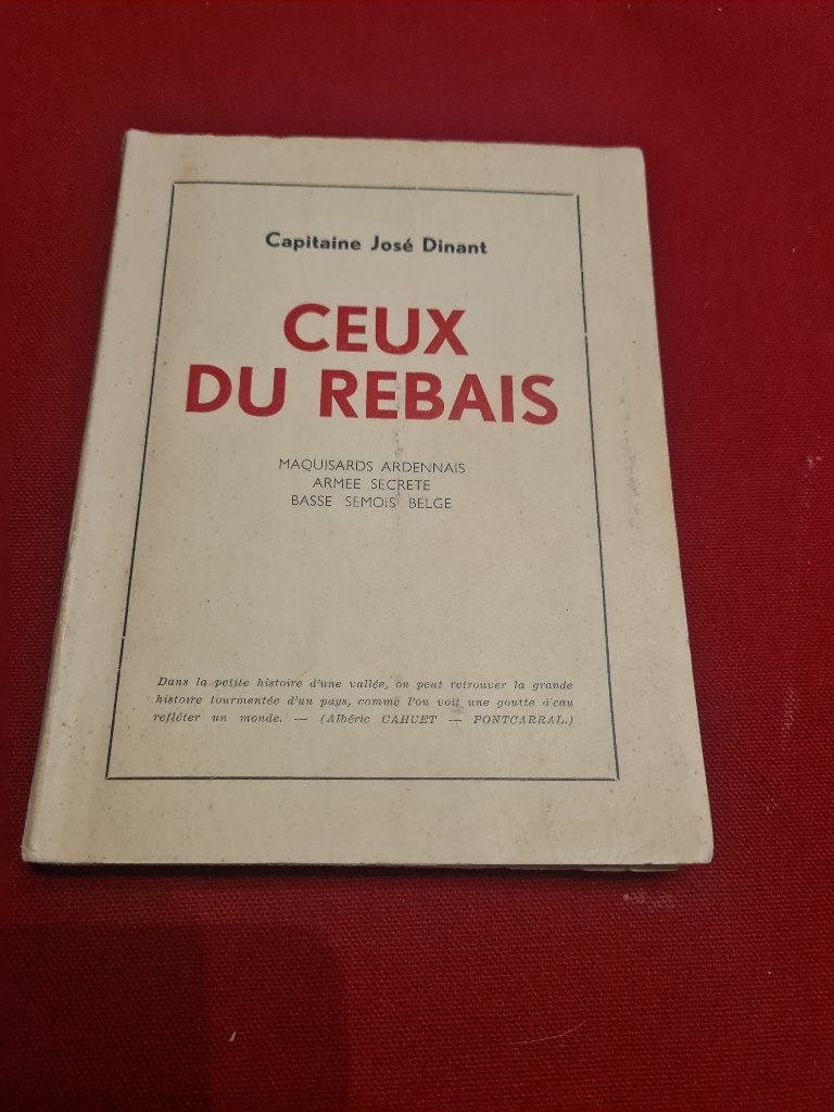 Maquisards Ardennais, Armée secrète en Semois Belge, Livres, Envoi, Deuxième Guerre mondiale, Utilisé