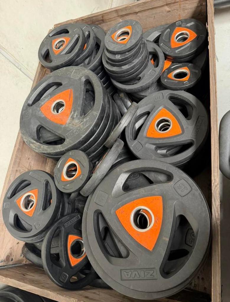 Ziva schijven plates in nette staat!!, Sport en Fitness, Ophalen, Zo goed als nieuw