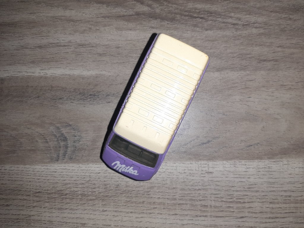 Matchbox 1/43 Superkings Ford Transit Milka 1989, Ophalen of Verzenden, Gebruikt, Auto