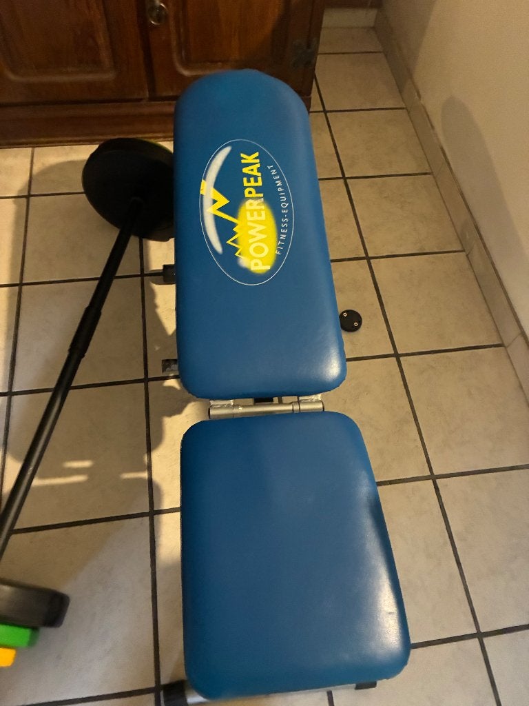 Banc de fitness PowerPeak à vendre, Enlèvement, Comme neuf, Autres matériaux, Autres types