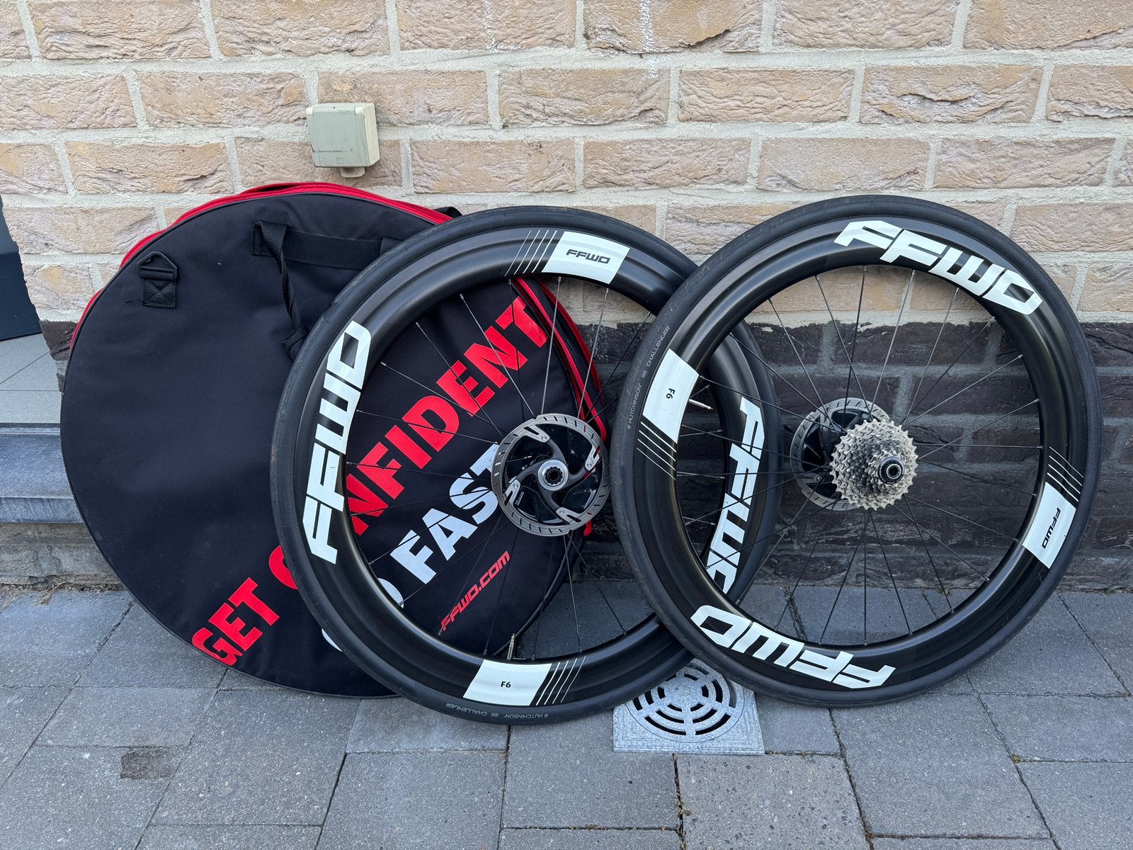 FFWD F6D Carbon wielen, Fietsen en Brommers, Gebruikt, Racefiets, Carbon, Ophalen