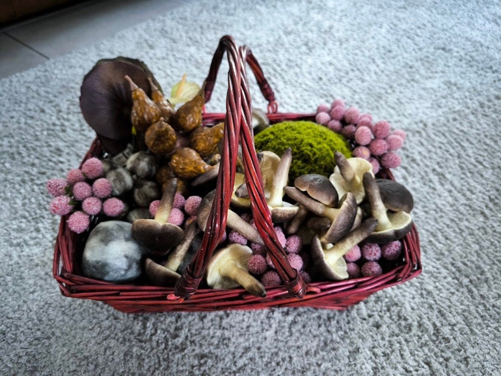 bloemstuk decoratie flamingobloem J-Line kunstpaddenstoelen, Diversen, Ophalen of Verzenden, Nieuw