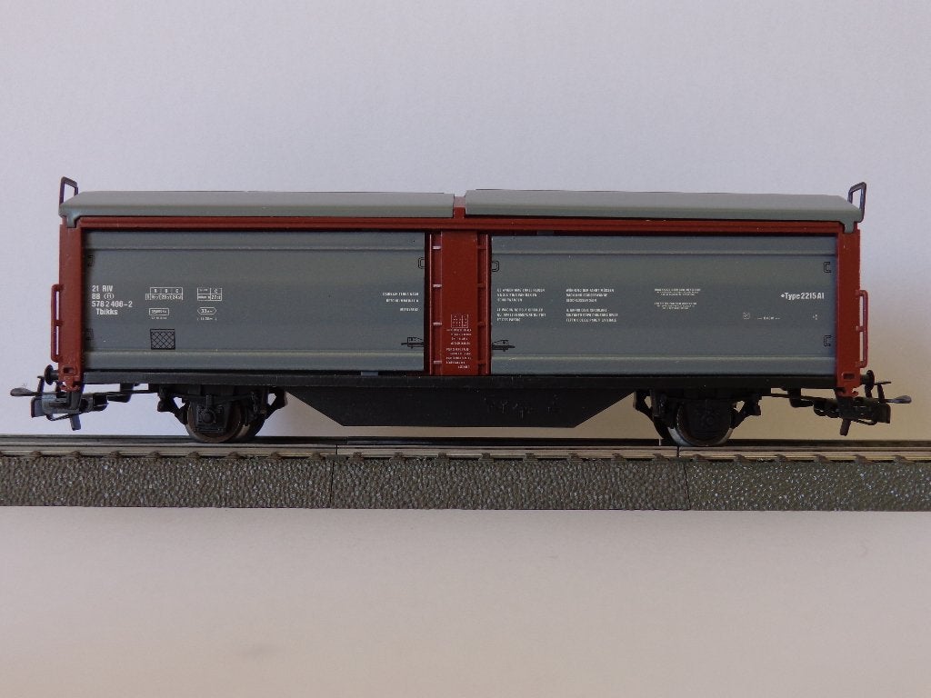 Marklin ho sncb/nmbs  4730 Wag à toit et parois coulissants., Ophalen of Verzenden, Zo goed als nieuw, Wagon, Märklin