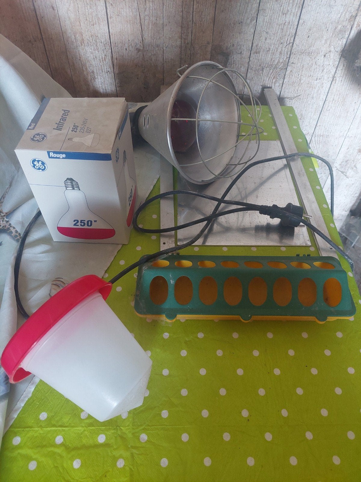 Kuikens en kippenbenodigdheden, Ophalen