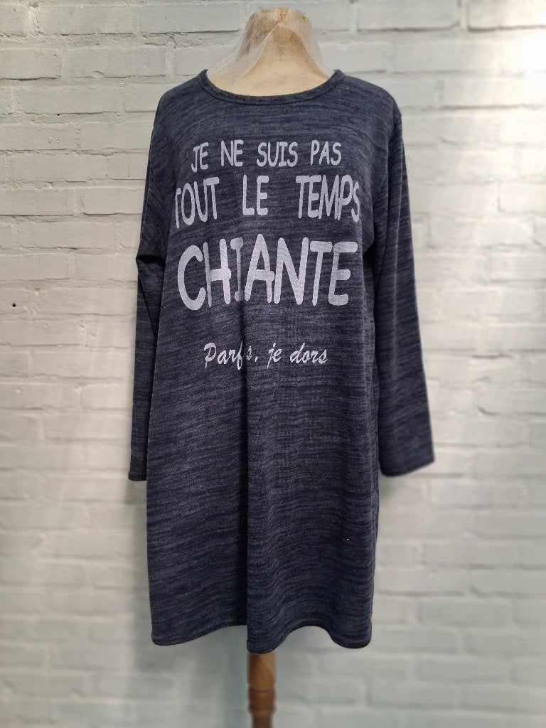 nachthemd met een knipoog, Vêtements | Femmes, Pyjamas, Enlèvement ou Envoi, Porté, Taille 46/48 (XL) ou plus grande