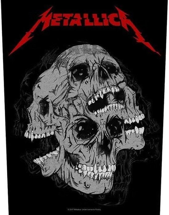 Metallica - Skulls - Rugpatch officiële merchandise, Enlèvement ou Envoi, Neuf