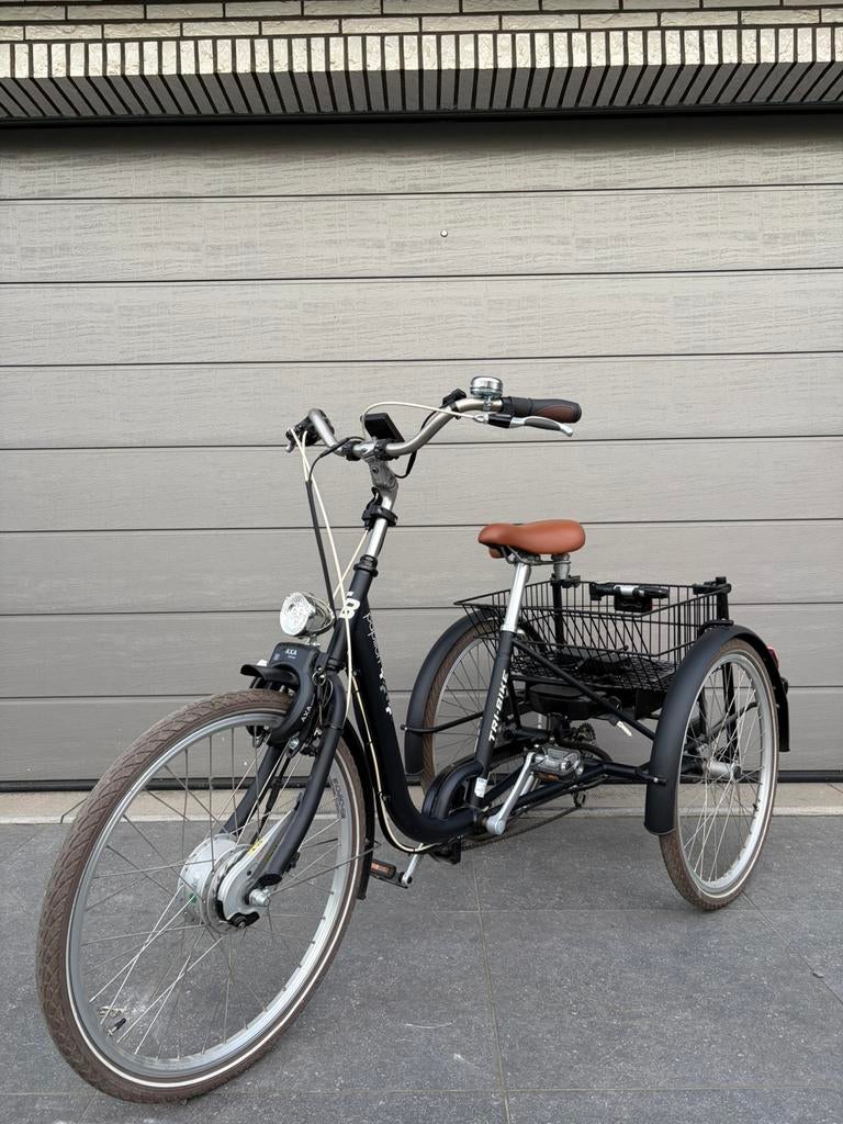 Tri-Bike elektrische driewieler ondersteuning, nieuwstaat, Ophalen of Verzenden, Zo goed als nieuw