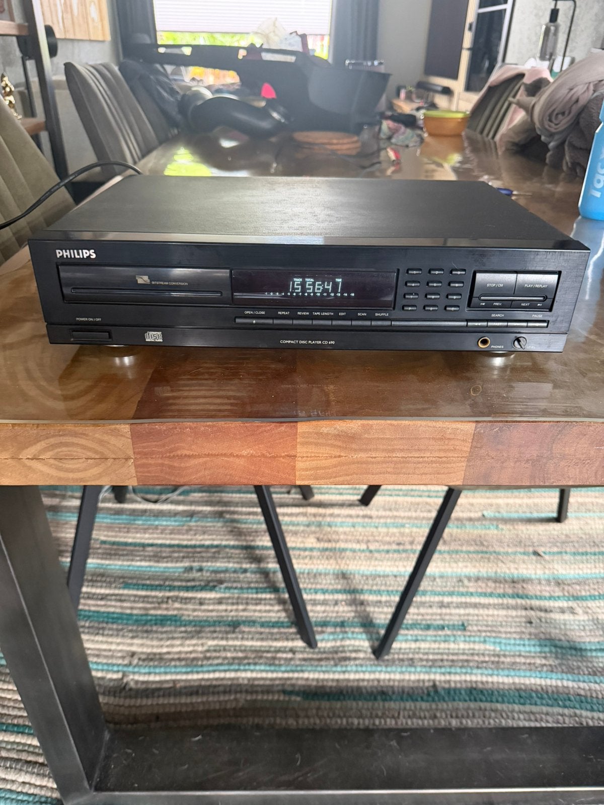 Philips CD 690 vintage high cd speler in top staat, TV, Hi-fi & Vidéo, Lecteurs CD, Enlèvement ou Envoi, Comme neuf, Philips