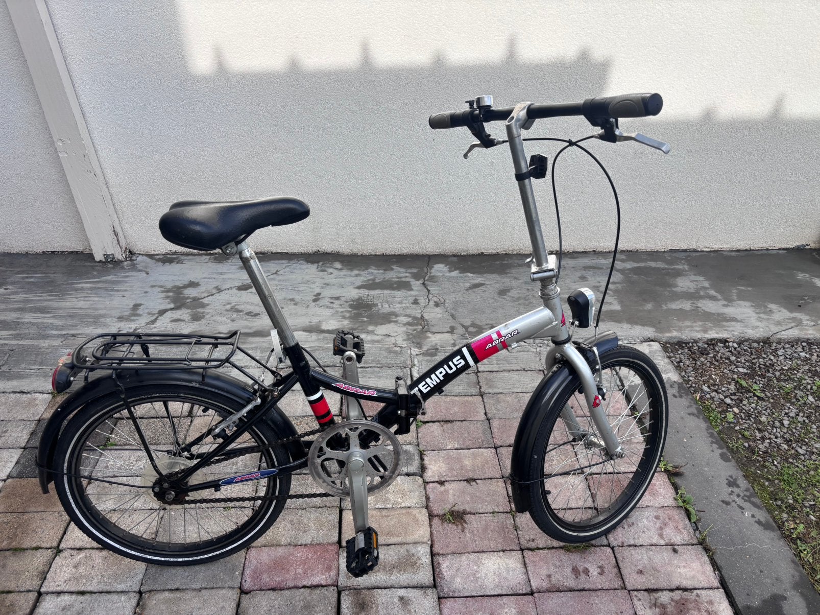 Plooifiets, Velgrem, 16 tot 18 inch, Zo goed als nieuw, Totaal opvouwbaar