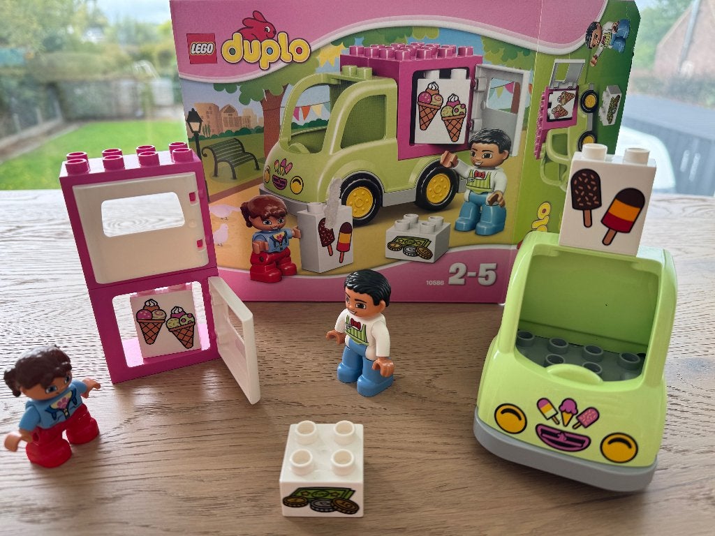 Lego Duplo 10586 Ice Cream Truck, Ophalen, Compleet, Overige thema's, Zo goed als nieuw