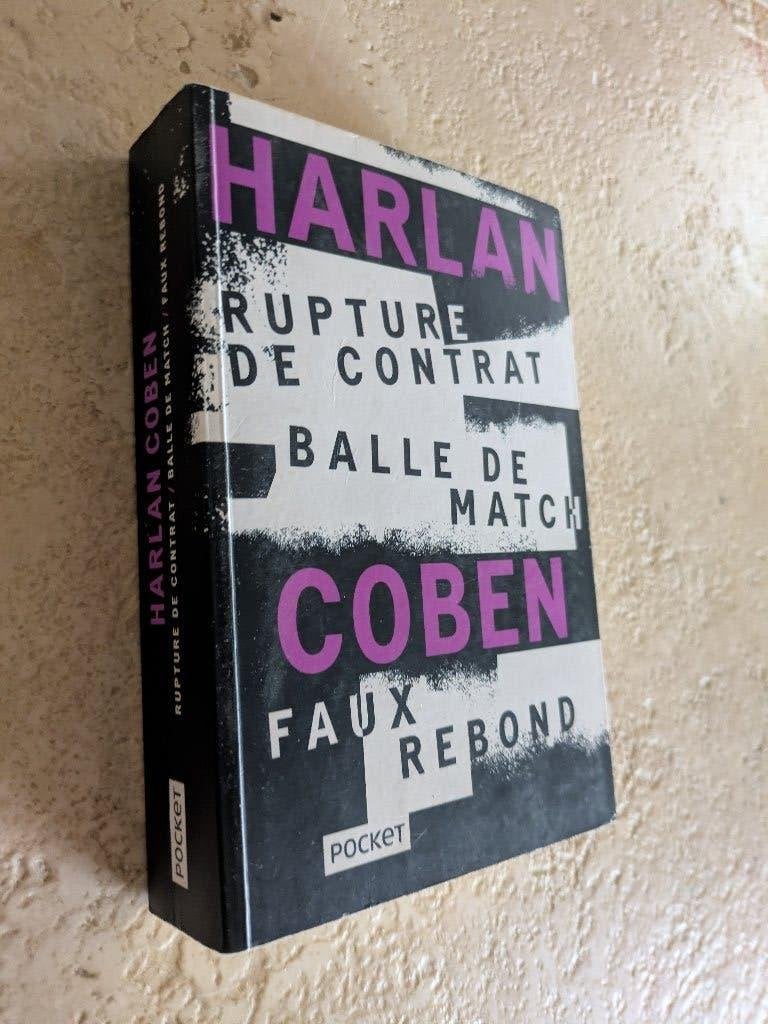 Pocket reprenant 3 thrillers de Harlan Coben (Pocket)., Harlan Coben, Utilisé, Amérique, Envoi