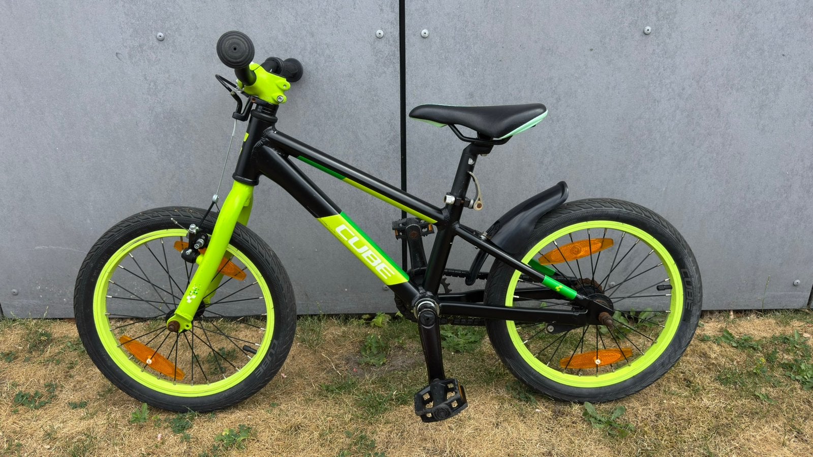 16” fiets van Cube, Ophalen, Terugtraprem, Zijwieltjes, 16 tot 20 inch