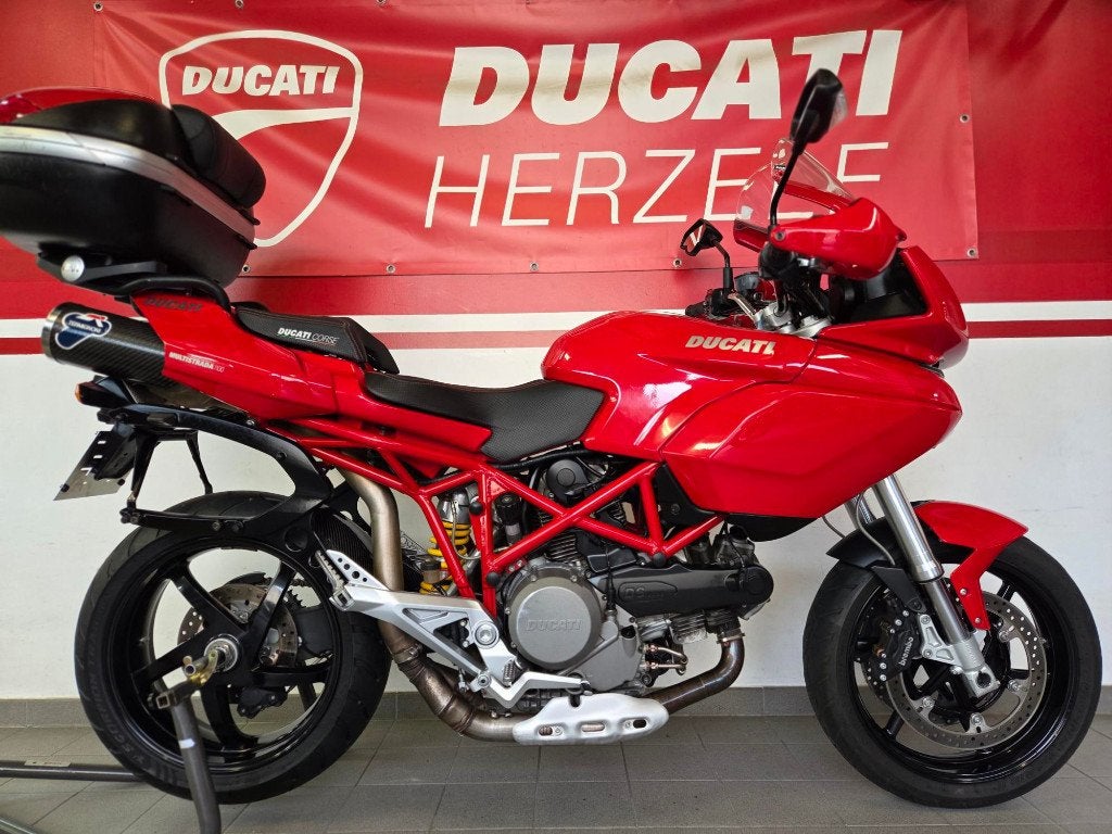 Multistrada 1100 DS, Motoren, 2 cilinders, Sportuitlaat, Motorrijbewijs A, Meer dan 35 kW