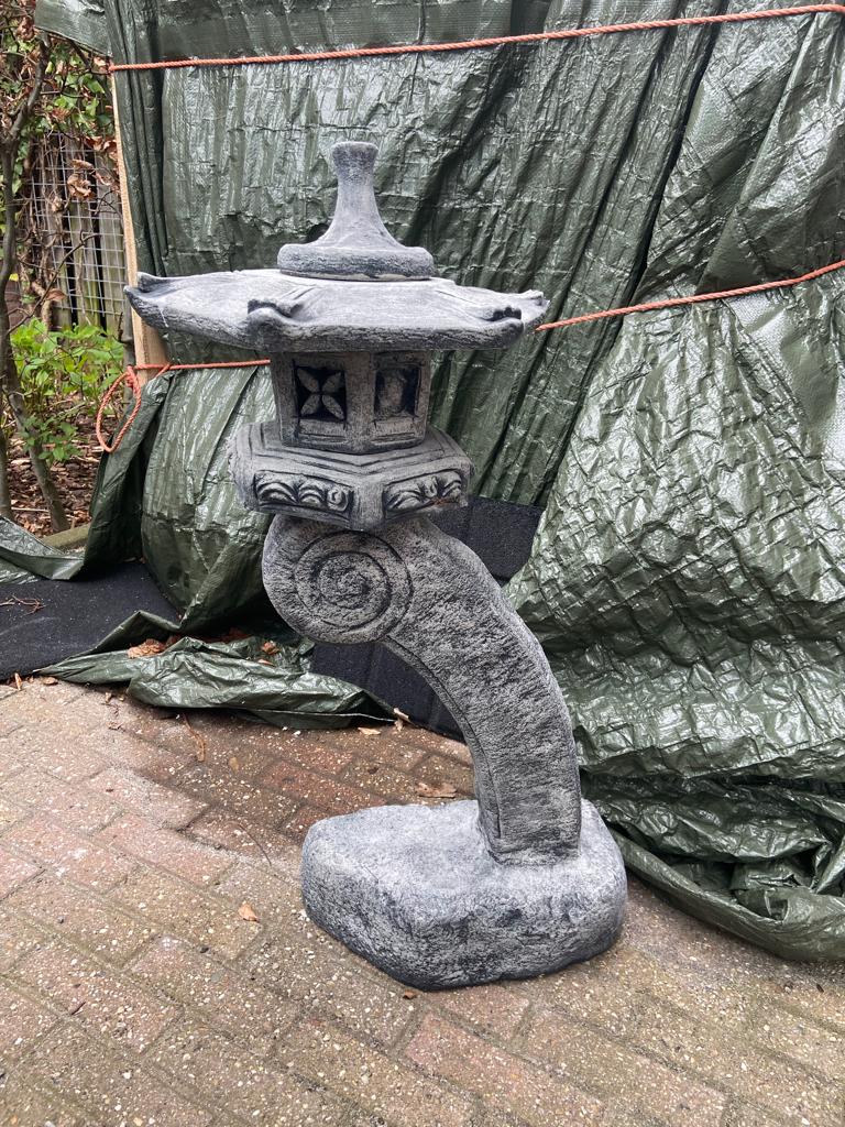 Pagode, Rankei, hauteur 90 cm, Jardin & Terrasse, Statues de jardin, Neuf, Autres types, Béton, Enlèvement