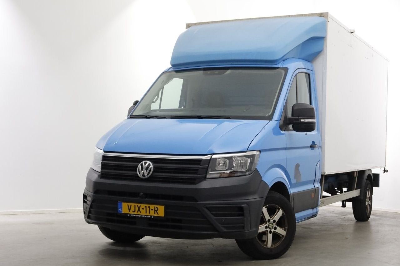 Volkswagen Crafter 35 2.0 TDI E6 Bakwagen met achterdeuren 2, Auto's, Electronic Stability Program (ESP), Blauw, Bedrijf, 277 g/km