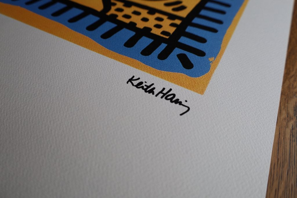 Keith Haring - litho, Antiquités & Art, Art | Lithographies & Sérigraphies, Signé dans la planche, Enlèvement, Lithographie