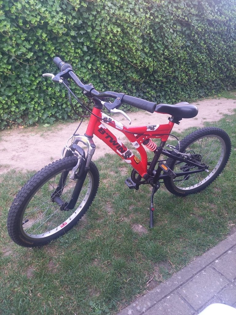 Fiets b-twin rockrider 20 inch, Fietsen en Brommers, Ophalen, Gebruikt, 20 inch, Versnellingen