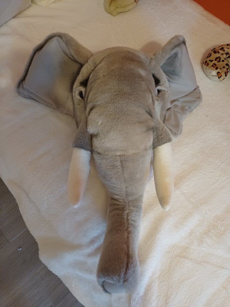 Wild & Soft dierenkop Giraf en Olifant, Ophalen, Overige merken
