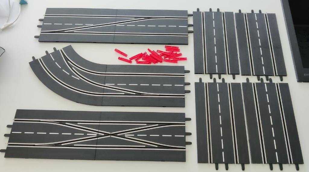 Carrera Digital 132/124: uitbreidingsset met 3 wissels, Ophalen, Racebaan, Carrera, Zo goed als nieuw
