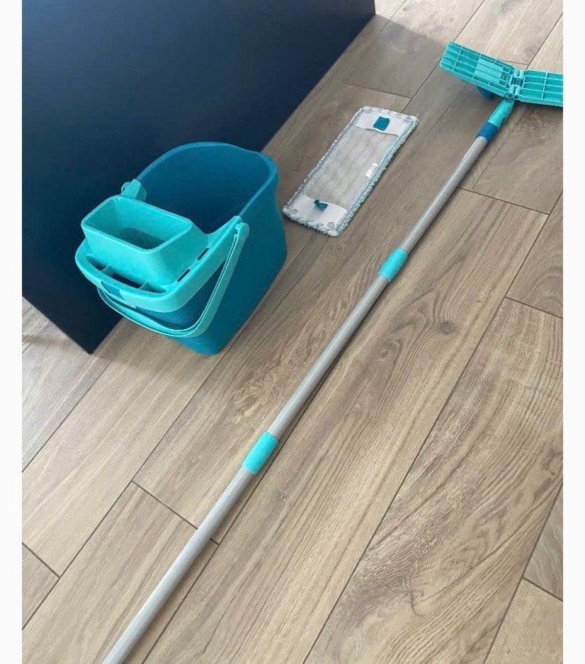 Leifheit Powerclean vloerwisser M, Maison & Meubles, Enlèvement, Seau, Bac ou Chariot à balais