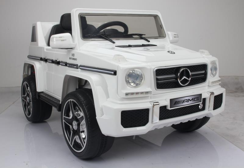 Mercedes AMG63, 1 persoons 12V + RC Wit ***NIEUW***, Kinderen en Baby's, Speelgoed | Buiten | Accuvoertuigen, Nieuw, Ophalen of Verzenden
