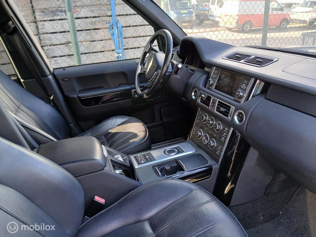Stoelen Range Rover L322 2012 Zwart Leer Zetels Achterbank, Land Rover, Land Rover, Enlèvement ou Envoi, Utilisé