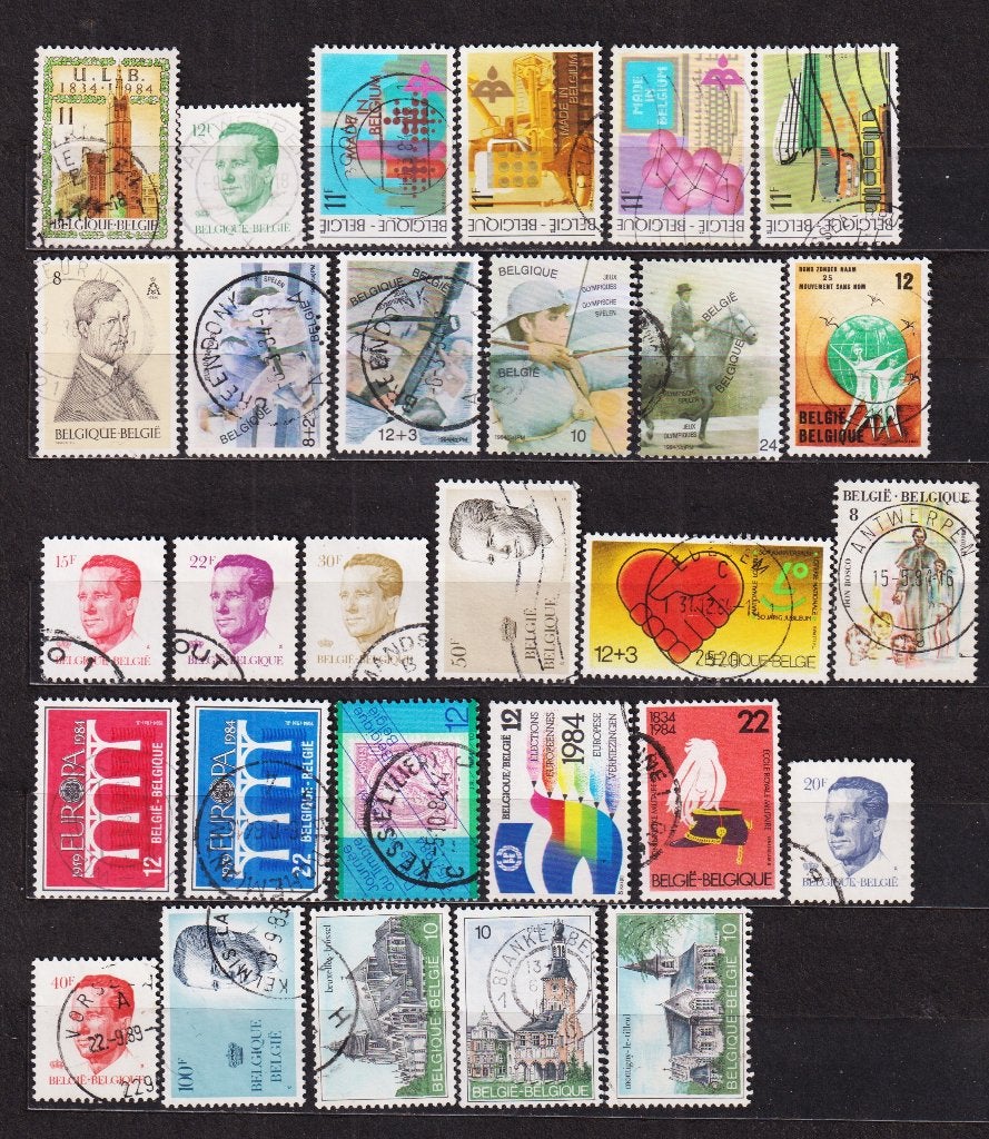 België 1984 volledig jaar gestempeld, Verzenden, Gestempeld, Gestempeld
