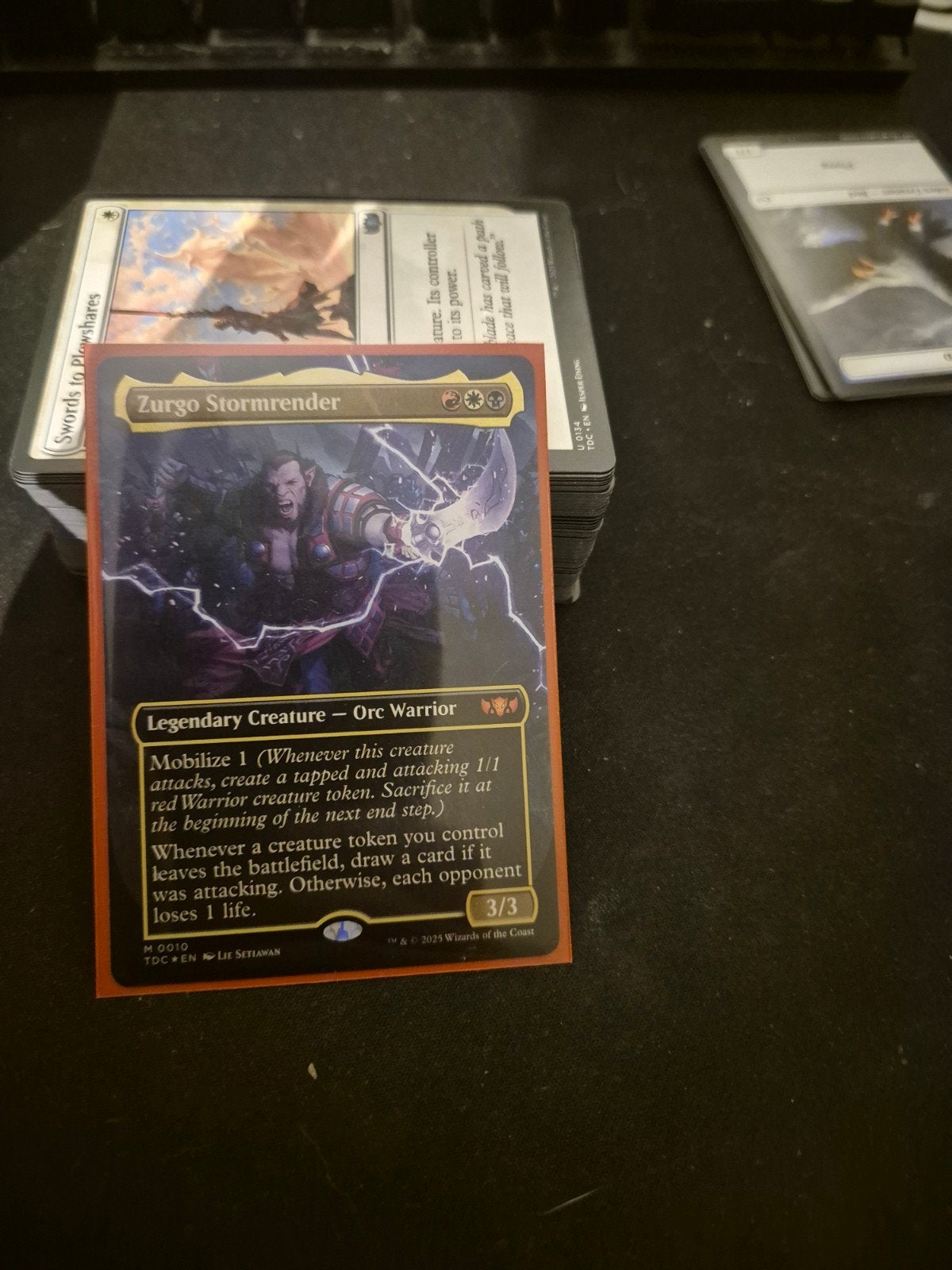 deck de rendu Zurgo Storm, Hobby & Loisirs créatifs, Enlèvement, Comme neuf, Plusieurs cartes