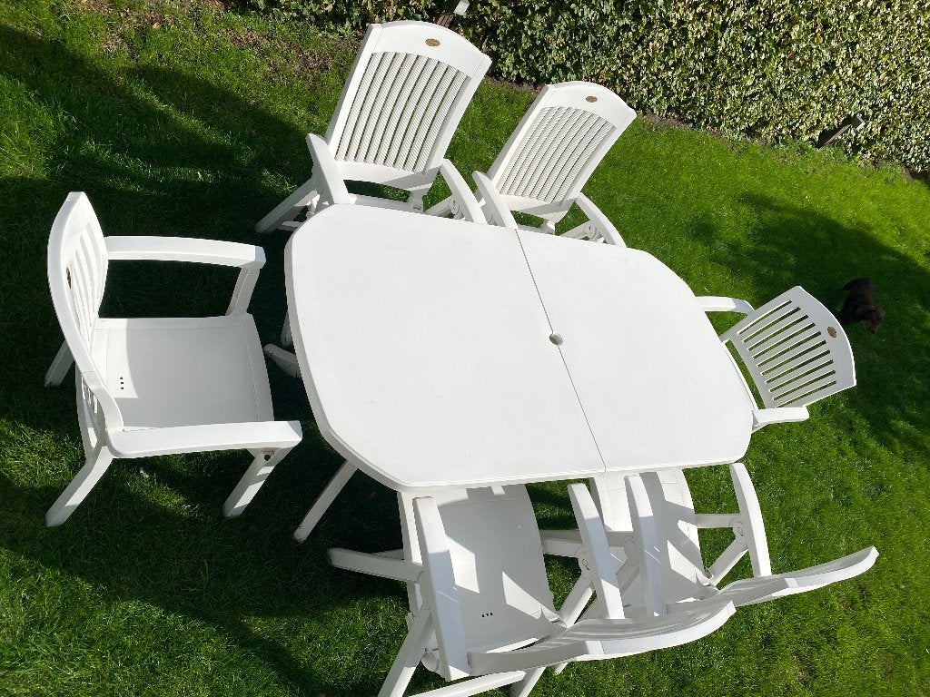 Hartman prestige tuinset, Jardin & Terrasse, Table à dinner, Salons de jardin, Synthétique, Enlèvement