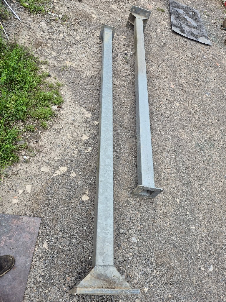 Poteaux acier galvaniser 3m30, Jardin & Terrasse, Enlèvement, Poteaux