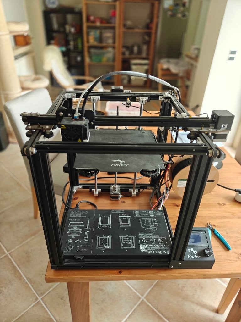 Ender 5 3d printer met silent board, Computers en Software, 3D Printers, Ophalen, Gebruikt, Filament, Creality Ender