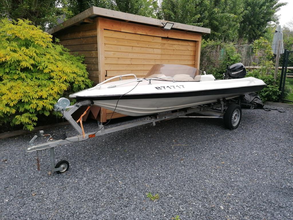 Motorboot 4pers, 9.9pk motor zonder vaarbewijs, Watersport en Boten, Ophalen