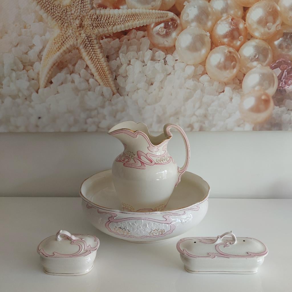 Antieke Lampetkan set., Ophalen