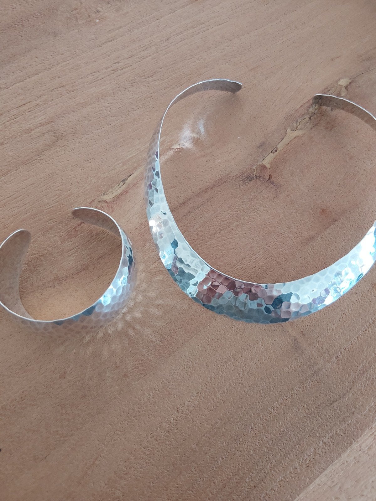 Set 925 zilveren colier en armband, Verstelbaar, Nieuw, Ophalen of Verzenden, Zilver