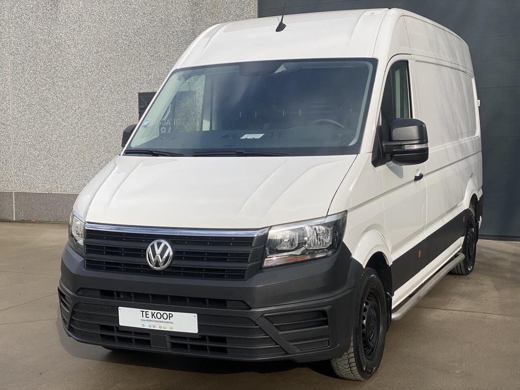 Volkswagen Crafter L3h3-140pk-camera-trekhaak-26990€+BTW, Wit, Electronic Stability Program (ESP), Bedrijf, 5 deurs
