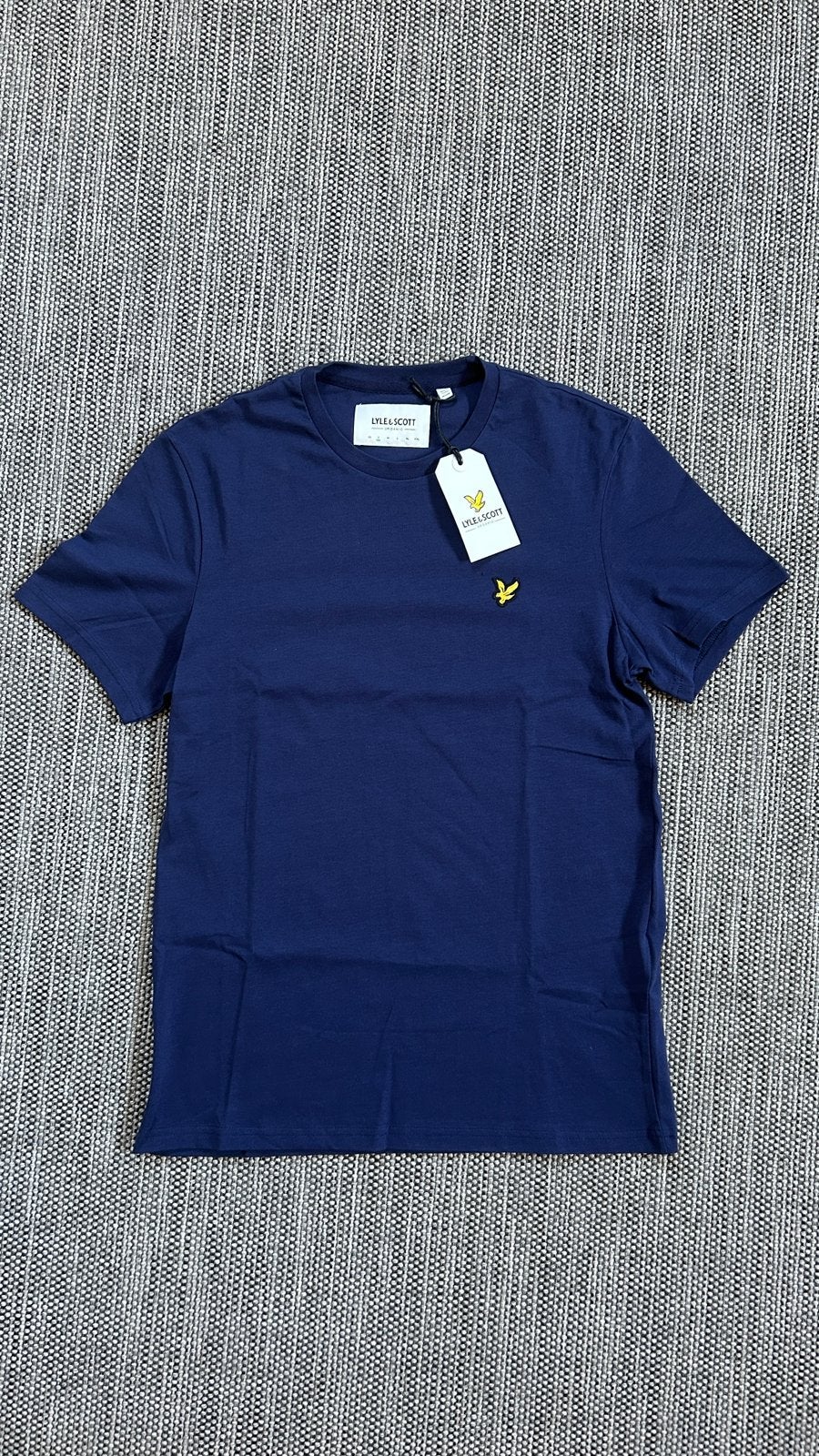 T-shirt Lyle&Scott en état neuf avec étiquette., Enlèvement ou Envoi, Neuf, Taille 46 (S) ou plus petite, Bleu