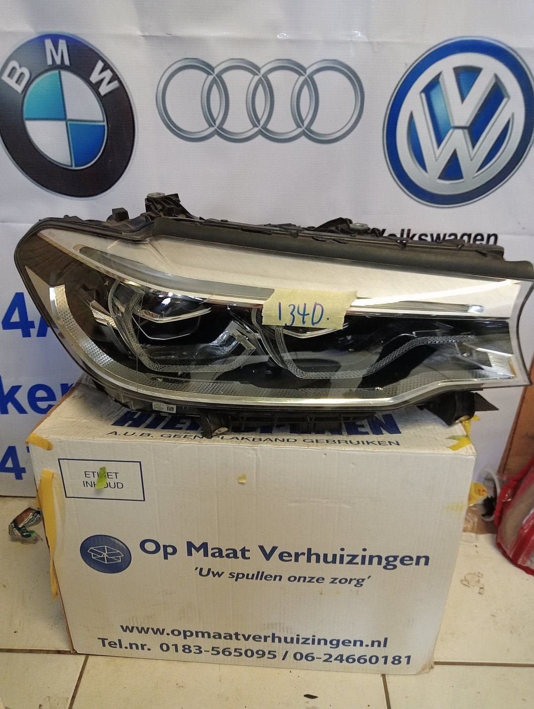 BMW 5 SERIE G30 G31 ADAPTIVE LED KOPLAMP RECHTS 7439210-01, -, Utilisé, -, Enlèvement ou Envoi