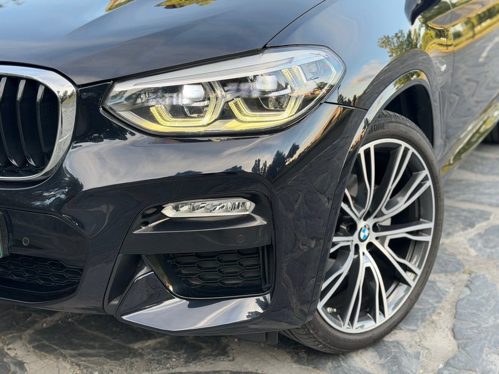 Bmw x3 xDrive 20i / M-Sport / Full Opt. / Garantie, Auto's, Automaat, 4 cilinders, Zwart, Leder