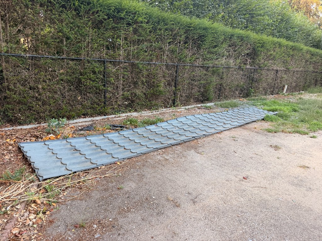 Aluminium platen 8 stuks | 8 meter diep & 1 meter breed, Enlèvement, Utilisé, Aluminium