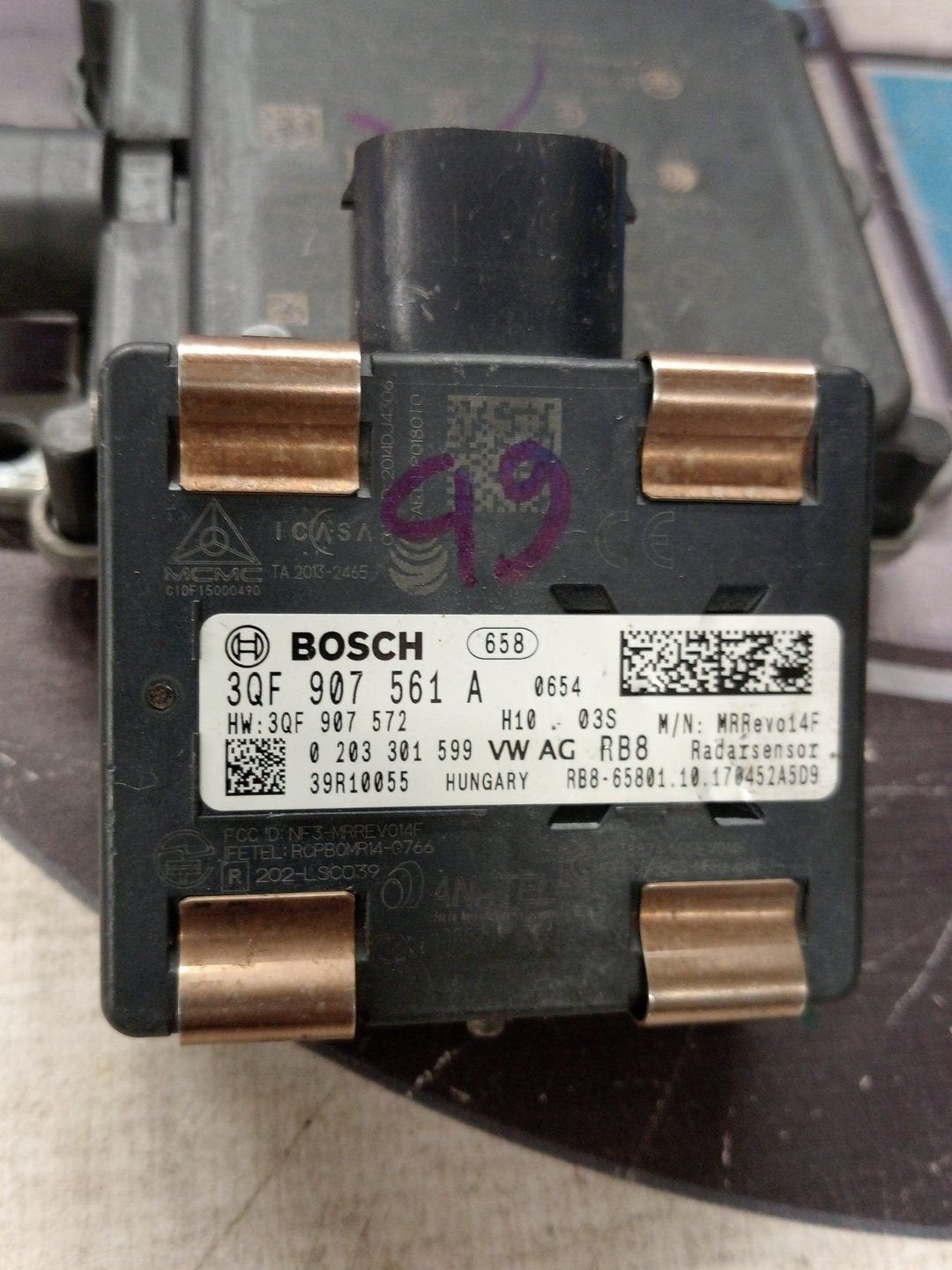 VW/AUDI RADAR 3QF907561A ACC Radar, Gebruikt, -, Volkswagen, -